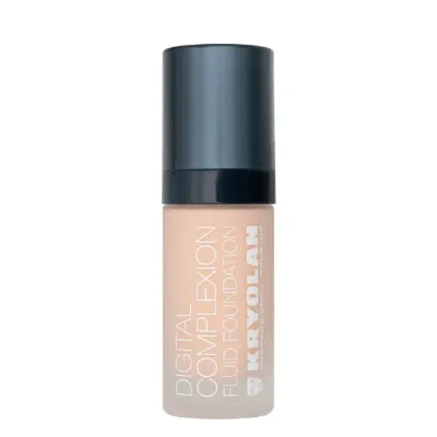 Тональный флюид для лица Kryolan Digital Complexion Fluid Foundation P 03 лёгкая текстура, для фото и видео