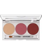 Тени для век Kryolan Eye Shadow Mirror Palette 3 Colors magnetic Smokey Rust палетка тёплых ржаво-медных оттенков с зеркалом — фото 1
