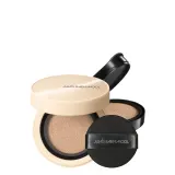 Тональный крем-кушон JUNG SAEM MOOL Cover Layer Cushion N Light светлый нейтральный беж, со сменным блоком, 2x14 г — фото 1