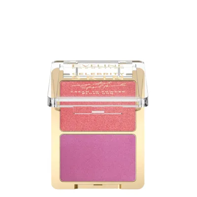 Румяна для лица Eveline Cosmetics Cream To Powder Blush Duo кремовые двойные матовые и сияющие 02