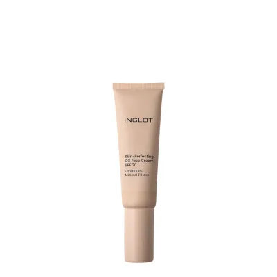 Крем CC для лица Inglot Skin-Perfecting с минеральным фильтром SPF 30, тонирующий, натуральный финиш, оттенок 503, 30 мл