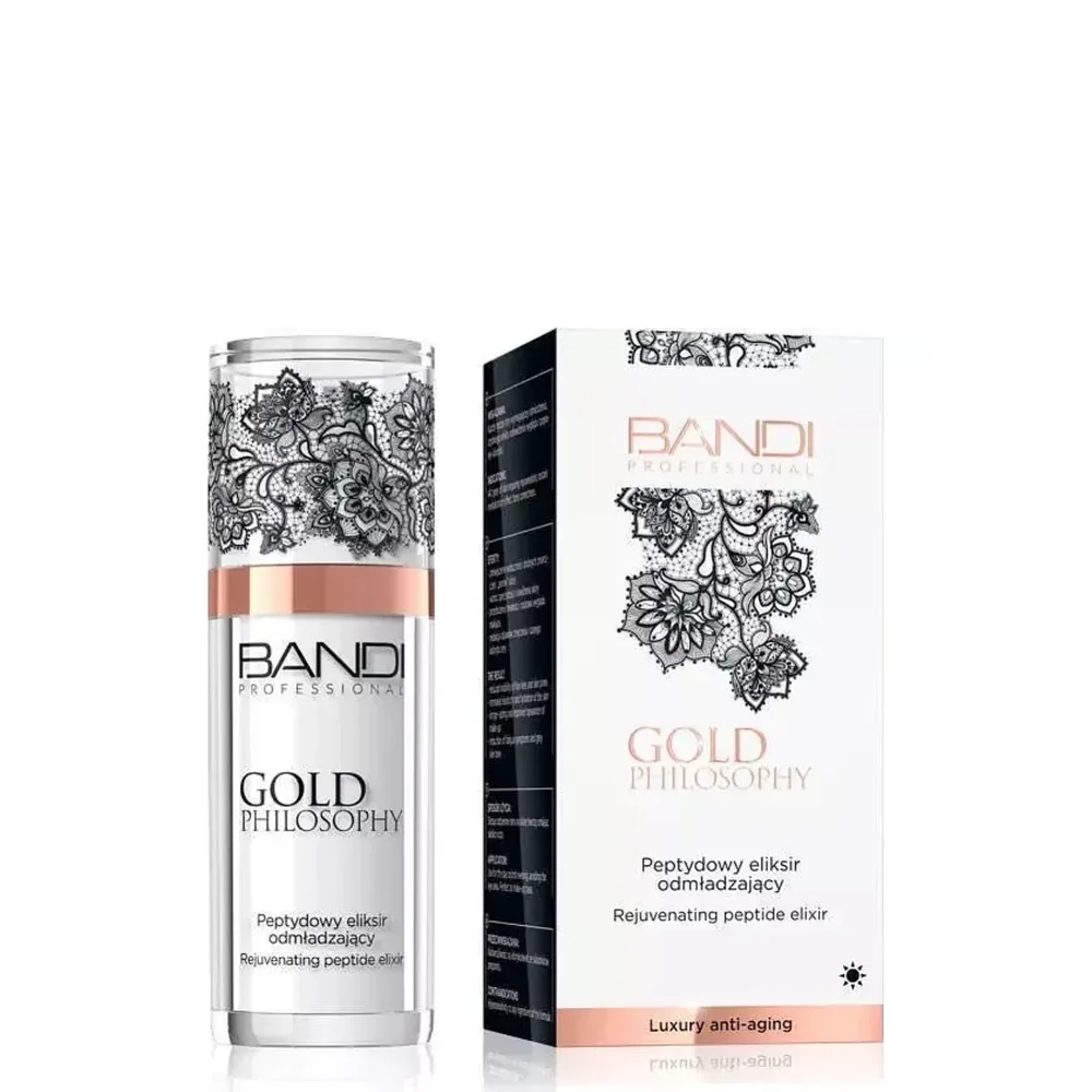 Эликсир для лица Bandi Professional Gold Philosophy пептидный, с золотом, для зрелой кожи, 30 мл