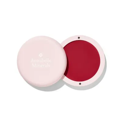 Кремовые румяна Annabelle Minerals Blush Balm для щёк, губ и век, эффект глянцевого сияния, Red Velvet