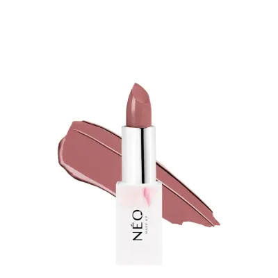 Помада для губ NEO MAKE UP Sheer Lipstick увлажняющая полупрозрачная, оттенок 06 Cocoa Silk