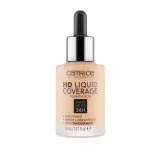 Тональный крем Catrice HD Liquid Coverage 030 Sand Beige матовый высокое перекрытие, 30 мл — фото 1