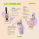 Тональный крем Catrice HD Liquid Coverage 040 Warm Beige тёплый подтон стойкий, 30 мл — фото 3
