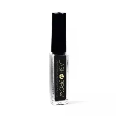 Микроволокна для ресниц Lash Brow Ресницы в бутылочке чёрные, объём и длина, с экстрактом зелёного чая