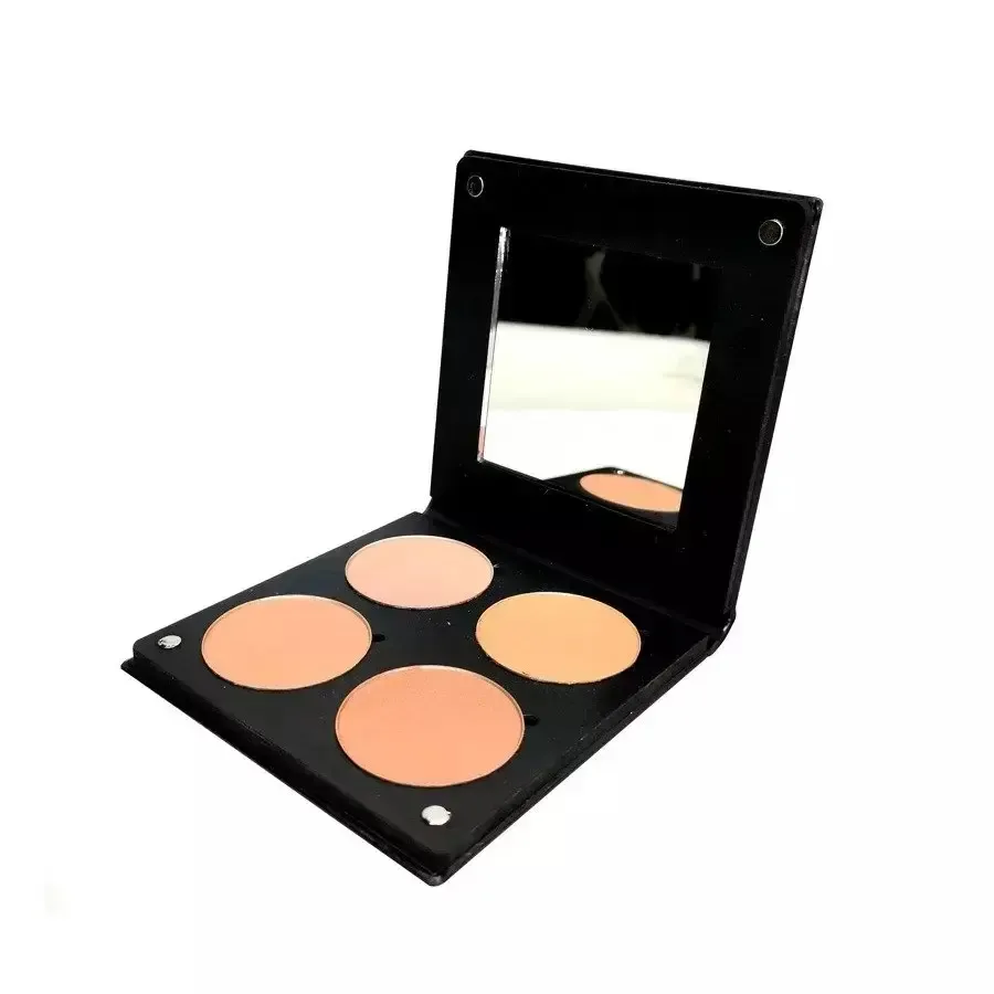 Палетка теней-хайлайтеров Make-Up Atelier Paris Strobing STRK1, 4 оттенка, шелковистая текстура