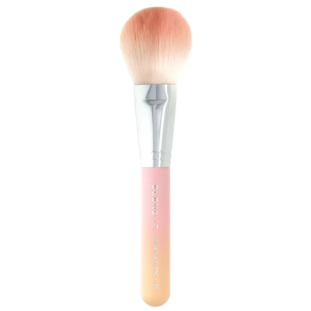 Кисть для пудры Blend It PRO Powder Fusion 165 PINK SUNSET синтетический ворс, деревянная ручка