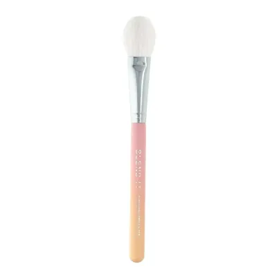 Кисть для хайлайтера Blend It PRO Pink Sunset Highlighter 155, натуральный ворс, деревянная ручка