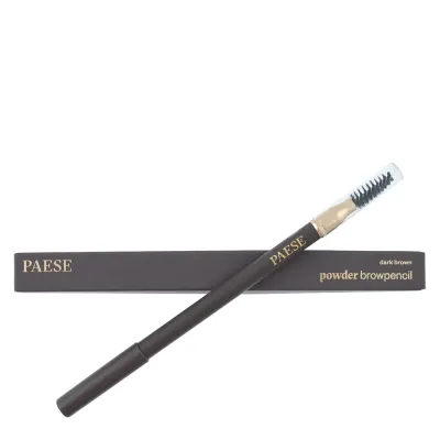 Карандаш для бровей Paese Powder Browpencil Dark Brown пудровый финиш, тёмно-коричневый