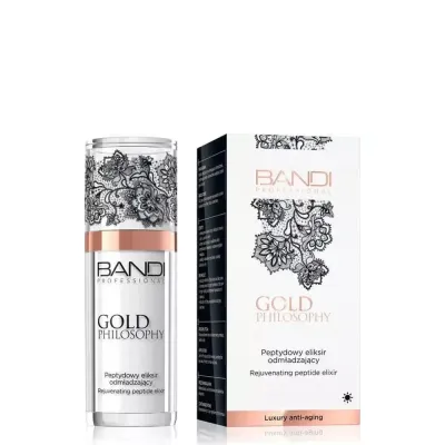 Эликсир для лица Bandi Professional Gold Philosophy пептидный антивозрастной, 30 мл