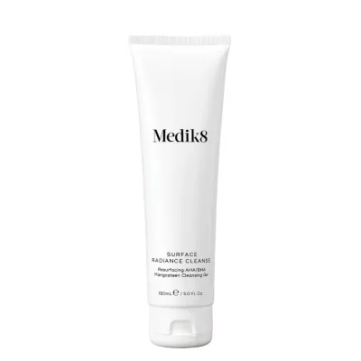 Гель для умывания Medik8 Surface Radiance Cleanse с AHA/BHA кислотами, для сияния и гладкости кожи, 150 мл