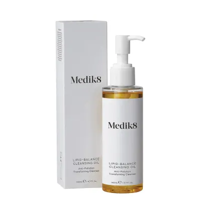 Гидрофильное масло Medik8 Lipid-Balance Cleansing Oil для снятия макияжа, превращается в эмульсию, 140 мл