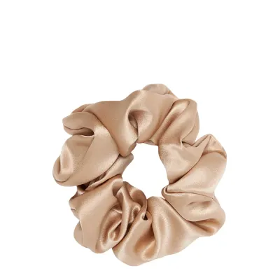 Резинка для волос Almania Scrunchie шёлковая атласная, цвет золотой