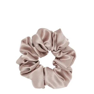 Резинка для волос Almania Scrunchie шелковая сатиновая, бережная к волосам, оттенок розовое золото