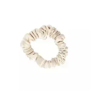 Резинки для волос Mexmo Scrunchie Mini шелковые, оттенок светло-бежевый, 2 шт