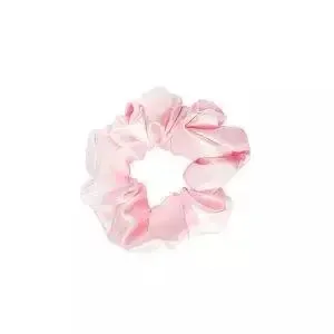 Резинка для волос Mexmo Scrunchie Normal шелковая, широкая 4 см, розовая Pink Lemonade