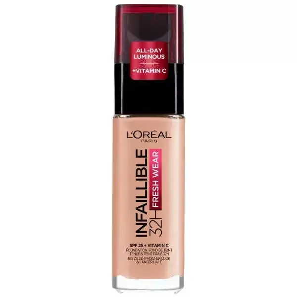Тональный крем L'Oreal Paris Infaillible 32H Fresh Wear стойкий водостойкий, оттенок 30, 30 мл