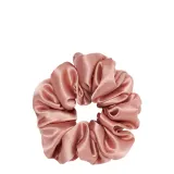 Резинка для волос Almania Scrunchie из 100% шелка, бережная фиксация, пыльно-розовая — фото 1