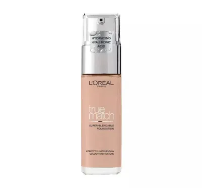 Тональный крем L'Oreal Paris True Match 3R/3C жидкий, натуральное покрытие, выравнивание тона, 30 мл
