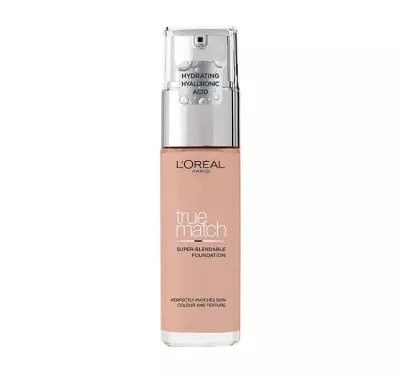 Тональный крем L'Oreal Paris True Match 5N жидкий, песочно-бежевый оттенок, 30 мл