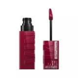 Помада жидкая Maybelline Super Stay Vinyl Ink виниловая стойкая до 16 часов, оттенок 30 Unrivaled, 4,2 мл — фото 1