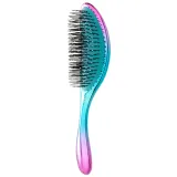 Щётка для волос Olivia Garden Aurora Blue со съёмной резиновой подушкой, шарики на кончиках зубцов, для средних и густых волос — фото 2