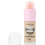 Тональное средство Maybelline Instant Perfector 4in1 Glow сияющее, база, консилер и хайлайтер, оттенок 01 Light, 20 мл — фото 1