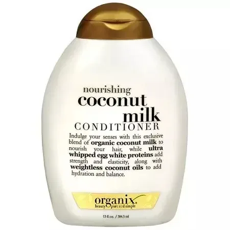Кондиционер для волос Organix Nourishing Coconut Milk с кокосовым маслом для сухих и повреждённых волос, 385 мл