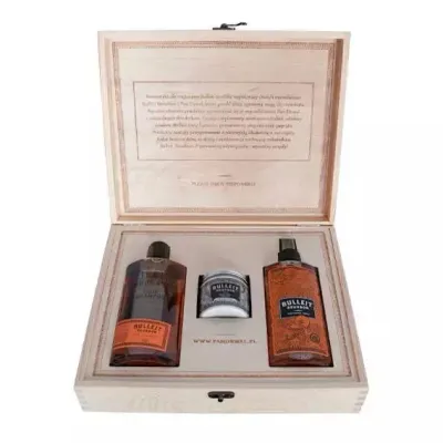 Набор для волос Pan Drwal x Bulleit Bourbon Hair Kit мужской подарочный, шампунь тоник помада паста, 4 средства