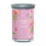 Свеча ароматическая Yankee Candle Signature Hand Tied Blooms тумблер с двумя фитилями, до 100 часов, 567 г — фото 1