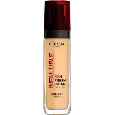 Тональный крем L'Oreal Paris Infaillible 32H Fresh Wear 140 Cool Undertone стойкий, до 32 часов, 30 мл