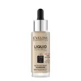 Тональный крем Eveline Cosmetics Liquid Control HD 15 Light Vanilla с ниацинамидом, стойкий, пипетка, 32 мл — фото 1