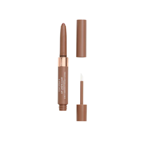 Карандаш для губ Gosh Lip Line'n Coat 004 Caramel Toffee контур и матовый топ 2 в 1, водостойкий