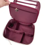 Косметичка-кейс M Brush by Maxineczka Makeup Bag The One Cream с зеркалом и отделениями для кистей, бежевая — фото 2