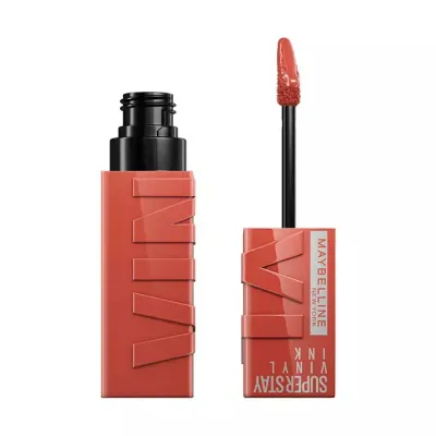 Помада для губ жидкая Maybelline Super Stay Vinyl Ink 125 Keen глянцевая стойкая до 16 часов, 4,2 мл