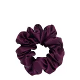Резинка для волос Almania Scrunchie шёлковая сливовая, атласная отделка, 1 шт — фото 1