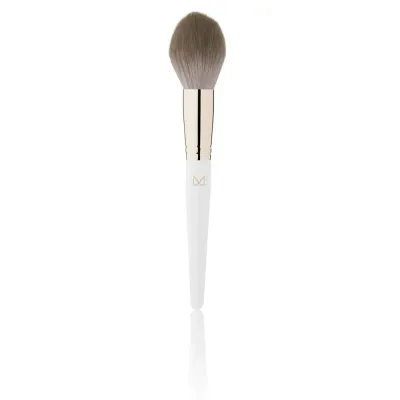Кисть для макияжа M BRUSH by Maxineczka 01S ручной работы, мягкий синтетический ворс, латунная обойма