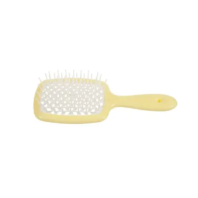 Щётка для волос Janeke Superbrush Normal пневматическая распутывающая, жёлтая, 22 см