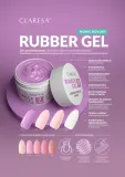 Гель строительный Claresa Nails Rubber Gel 08 нюдовый для наращивания длины на формах, лампа UV/LED — фото 4