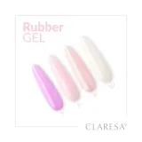 Гель строительный Claresa Nails Rubber Gel 09 для домашнего маникюра, самовыравнивание, лампа UV/LED — фото 3