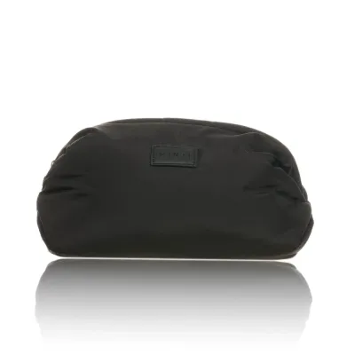 Косметичка мягкая MINTI Collection Large Pillow Puff Bag объёмная стёганая, чёрная, 27 x 14,5 x 17 см