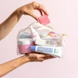 Косметичка прозрачная MINTI Collection Clear Case дорожная, на молнии, 25 x 15 x 7,5 см — фото 2