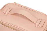 Косметичка M BRUSH by Maxineczka Weekender Bag бежевая, экокожа сафьяно, с отделениями и резинками, 23 x 13 x 9,5 см — фото 6