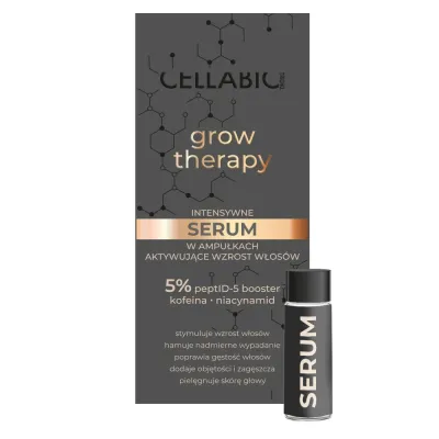 Сыворотка для волос Cellabic Grow Therapy в ампулах мужская против выпадения, 4.5 мл
