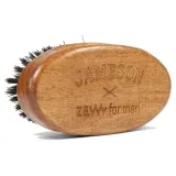 Щётка для бороды Zew For Men Jameson Kartacz буковая ручка FSC, утолщённый корпус, пропитка от влаги — фото 1