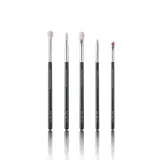 Набор кистей для макияжа глаз MINTI Collection Basic Eye Set 5 шт белый козий и синтетический ворс, деревянные ручки — фото 1