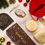 Подарочный набор для лица SunewMed+ Christmas SET GOLD патчи под глаза XXL 60 шт, маска и бальзам для губ, 6 предметов — фото 3