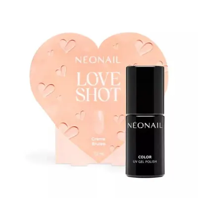 Набор для маникюра NEONAIL Love Shot Creme Brulee гибридный лак, плотное перекрытие, стойкость до 21 дня, 7,2 мл